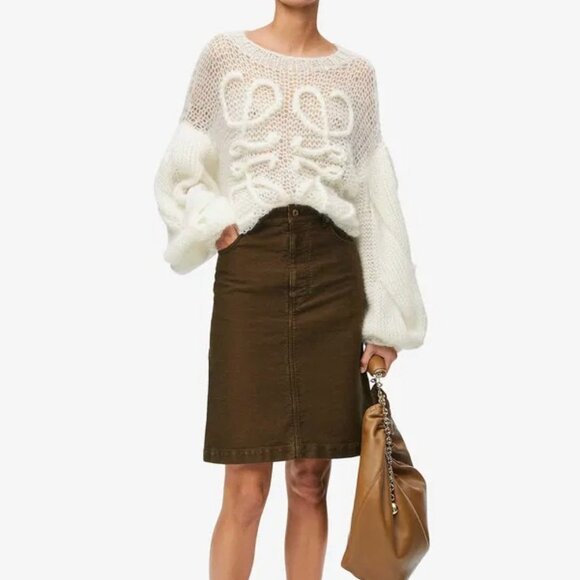 Loewe Anagram Relaxed-Fit Mohair-Blend Jumper - Picture 2 of 15